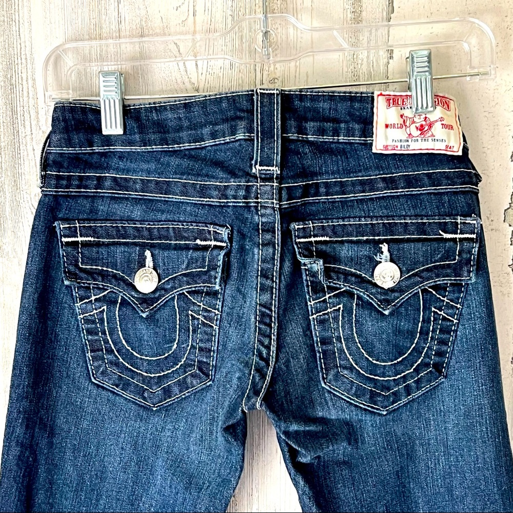 TRUE RELIGION BILLY Jeans Dark Wash Sz 24